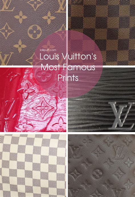 types of lv monogram|Lv monogram print.